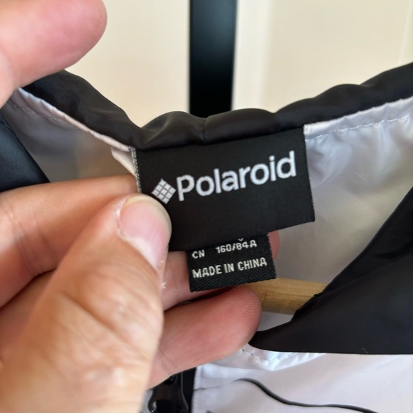 Polaroid Super Color Hoodie Windbreaker Full Zip Jacket Womens Small *NOTE - Picture 5 of 10